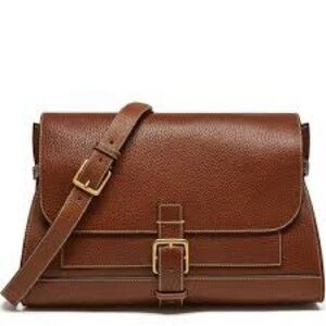 Mulberry Chiltern Buckle Satchel in Oak Grain Vegetable Tanned Leather